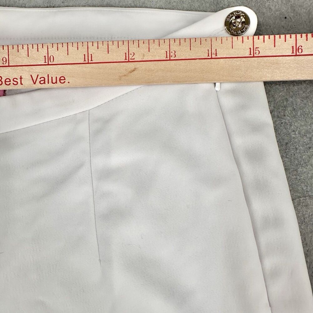 Lilly Pulitzer Alessia Stretch Dinner Pants 8 White Trousers Slim Ankle Resort - Picture 6 of 16